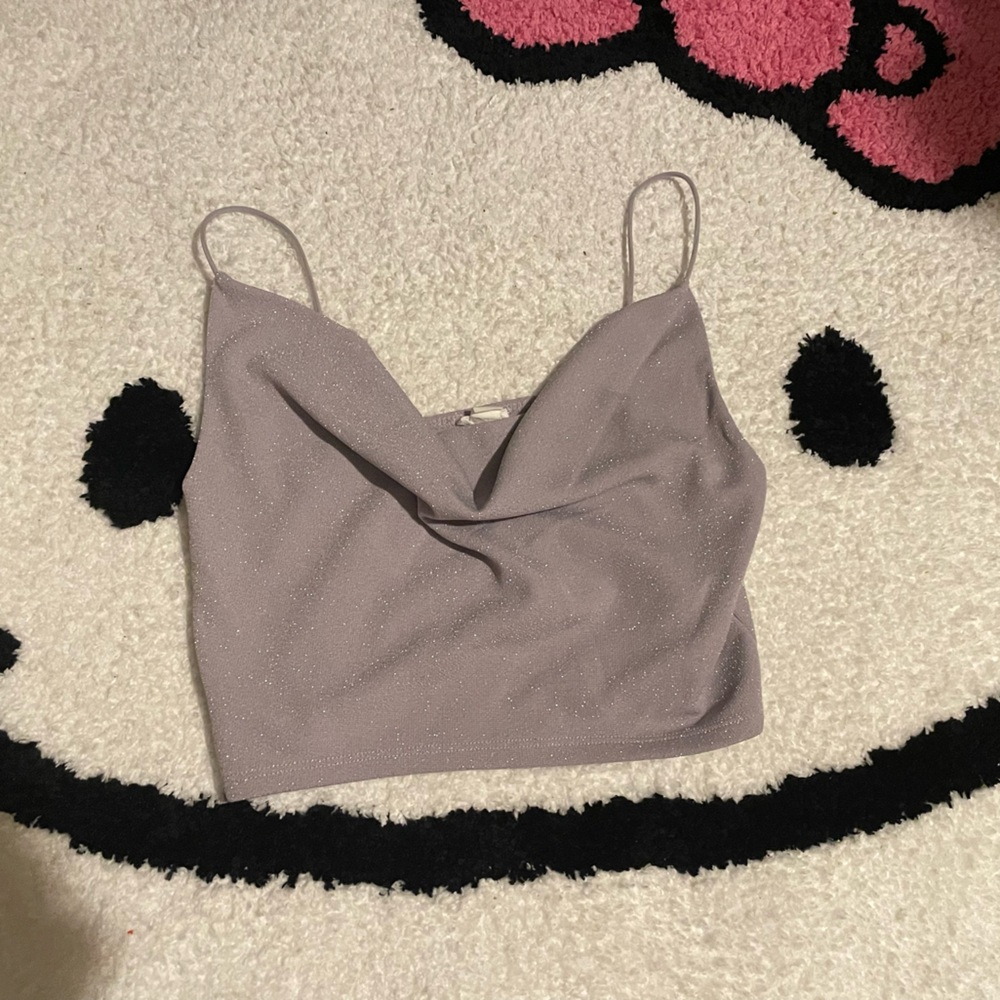 Garage Purple Sequin Top💕